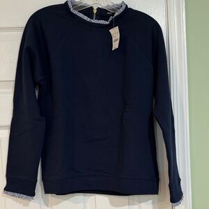 J. Crew Classic Navy Sweatshirt